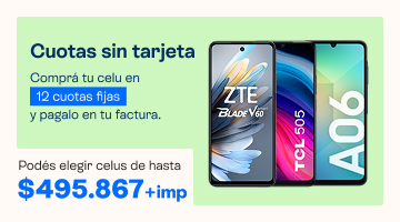 Cuotas sin tarjeta, compra en tu factura.