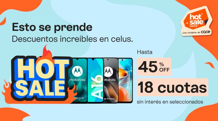 Esto se prende! aprovechá y renová tu celu, hasta 18 cuotas sin interés y hasta 45% de descuento.B2B
