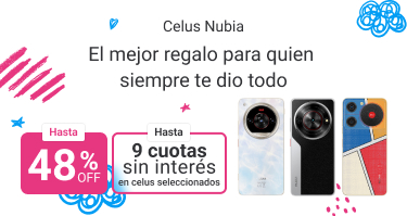 El mejor regalo para quien siempre te dio todo. Cuarenta y ocho porciento de descuento y nueve cuotas sin interés.B2B