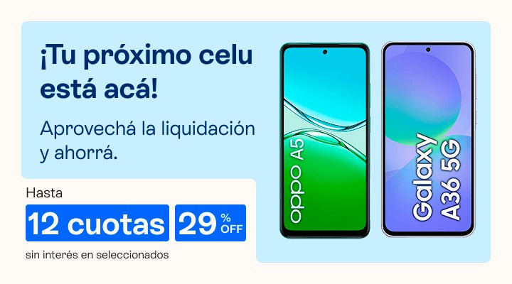 Tu pr&oacute;ximo celu esta ac&aacute;. Aprovech&aacute; la liquidaci&oacute;n y ahorr&aacute;. Hasta 12 cuotas sin inter&eacute;s.B2B