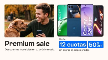 Premium Sale, descuentos incre&iacute;bles en tu pr&oacute;ximo celu, hasta 50% de descuento y hasta 12 cuotas sin inter&eacute;s.B2B
